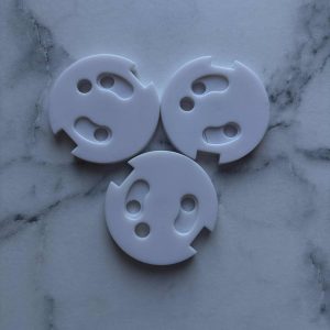 Zaślepka rotacyjna, zabezpieczenie do gniazd elektrycznych z bolcem, 10szt.