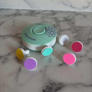 Elektryczny trymer do paznokci, miętowy